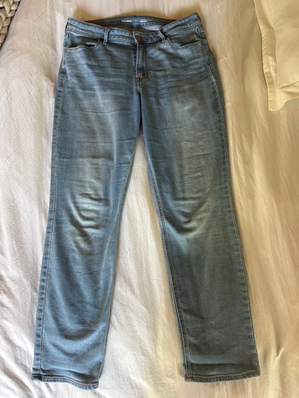 Old Navy Light Wash Straight-Leg Jeans